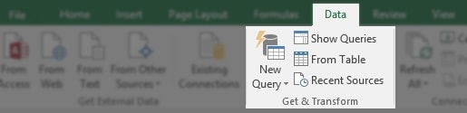 power query in excel 2016